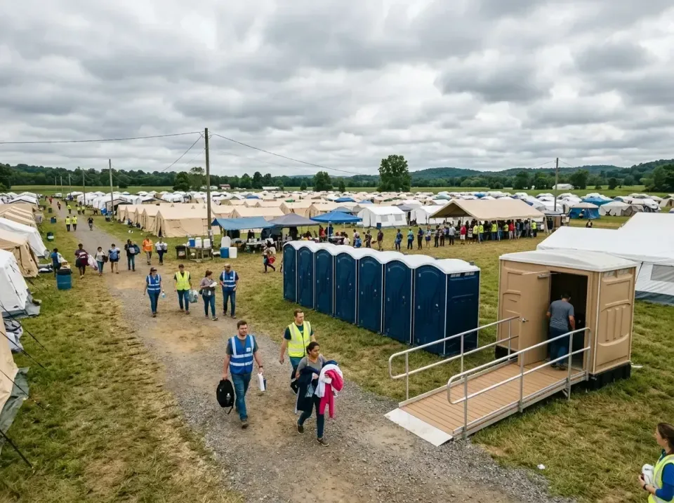 disaster-relief-camp-restrooms-010 — frequently asked questions, Dumpster & Portable Bathrooms Rental in Troy, MI
